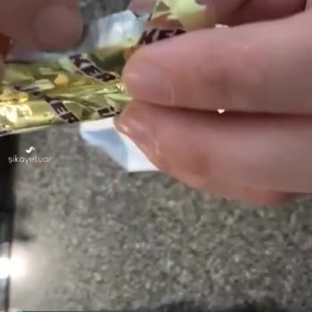 Fındıklı Ülker Çikolata İçi Eksik