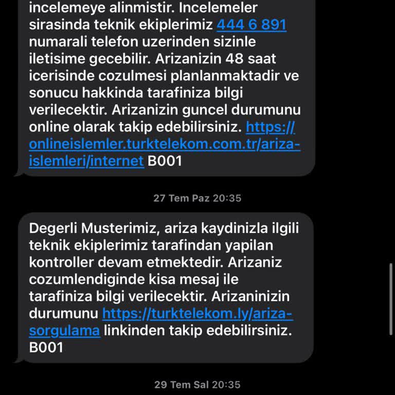 İnternet Bağlantı Sorunu 2 Aydır Çözülemiyor, Kalıcı Çözüm Talebim Karşılanmıyor