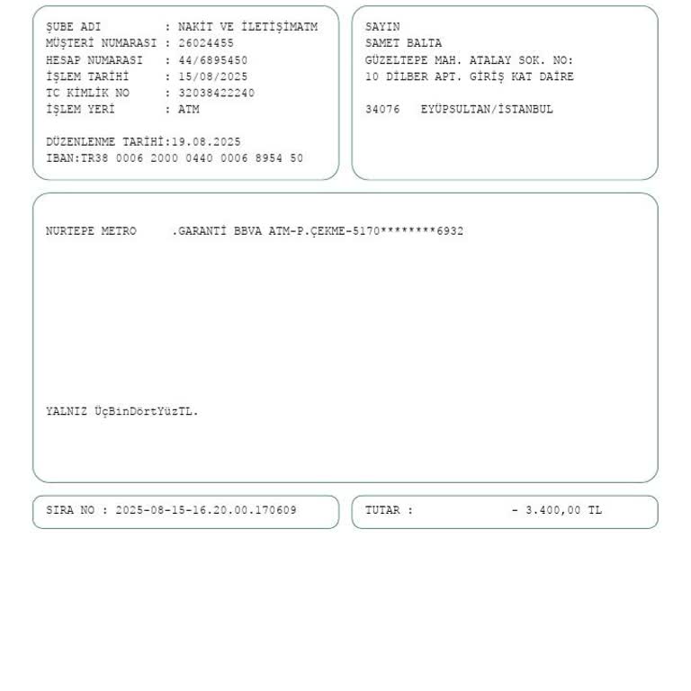 ATM'de Alıkonulan Param 4 Gündür İade Edilmedi