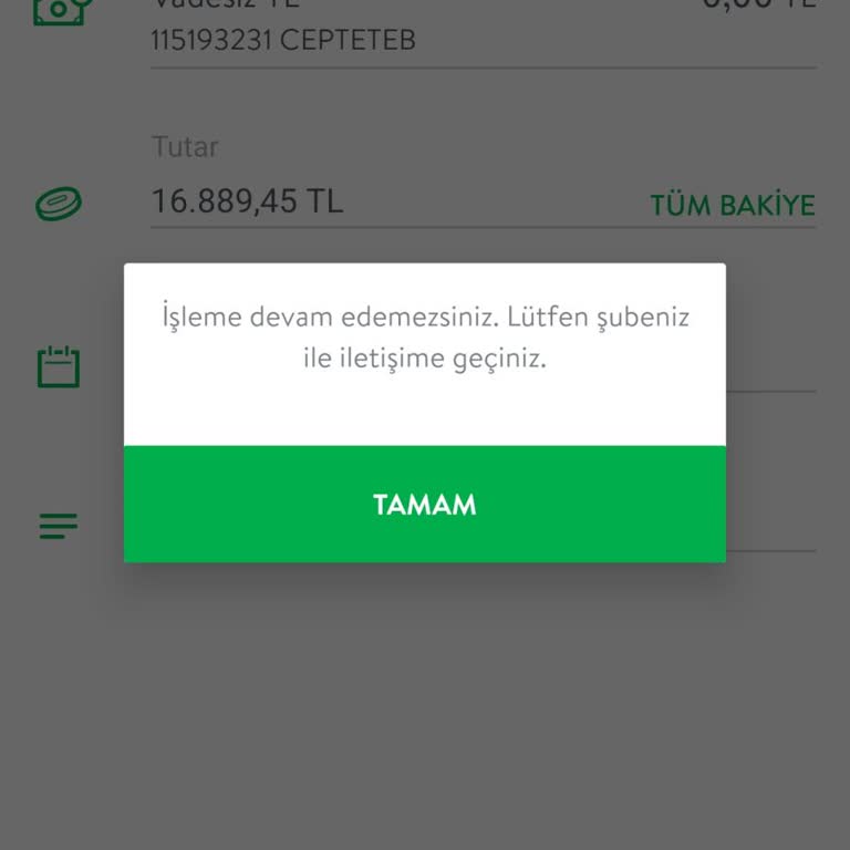 İnternet Bankacılığıyla Para Transferi Yapılamıyor Mağduriyetim Giderilmiyor