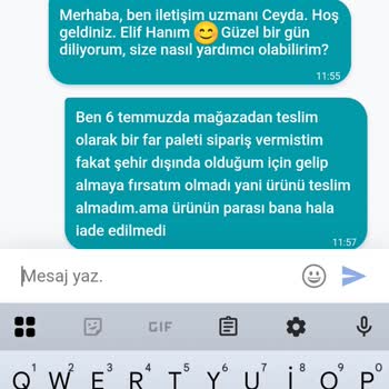 Teslim Alınamayan Ürün İçin Ücret İadesi Yapılmıyor