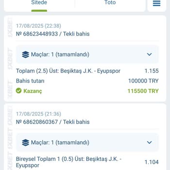 1xbet Hesabımdaki 100.000 TL Bakiyem Gizli Bahis İddiasıyla Aniden Sıfırlandı