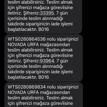 Watsons Mağazadan Teslim Siparişimde Eksik Ürünler Teslim Edilmedi
