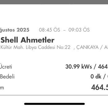 Shell Türkiye'de Elektrikli Araç Şarjında Haksız Ön Provizyon Ve Geciken İade Sorunu
