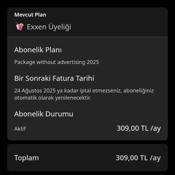 Abonelik İptali Ekranı Sorunu Ve Haksız Ücret Endişesi