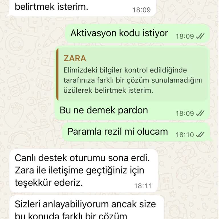 Zara Gift Card Sürekli Aktifleşmiyor, Mağduriyetim Giderilmiyor