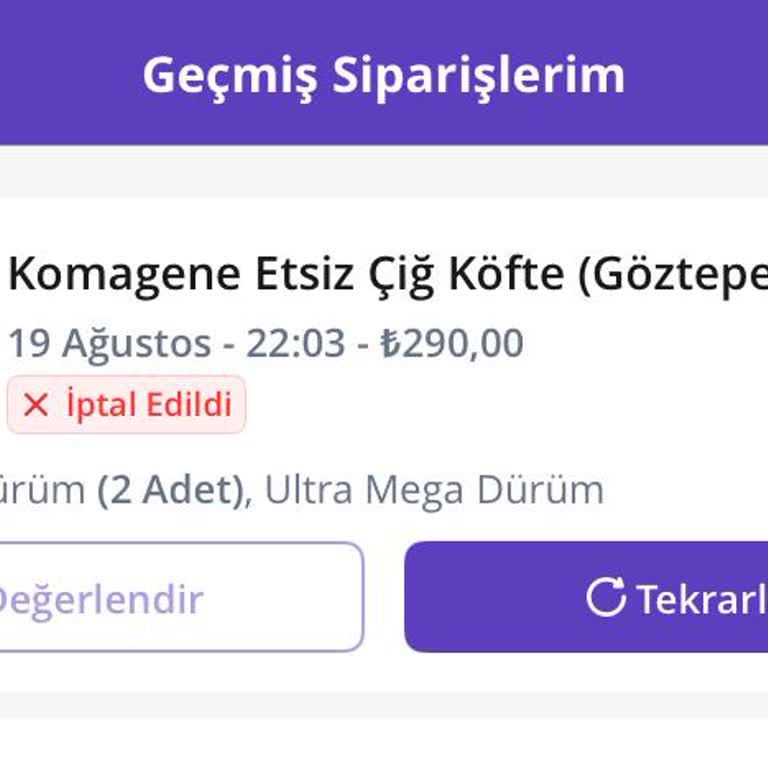 Adresimde Olmama Rağmen Siparişim Haksız Yere İptal Edildi Ve Para İadesi Yapılmadı