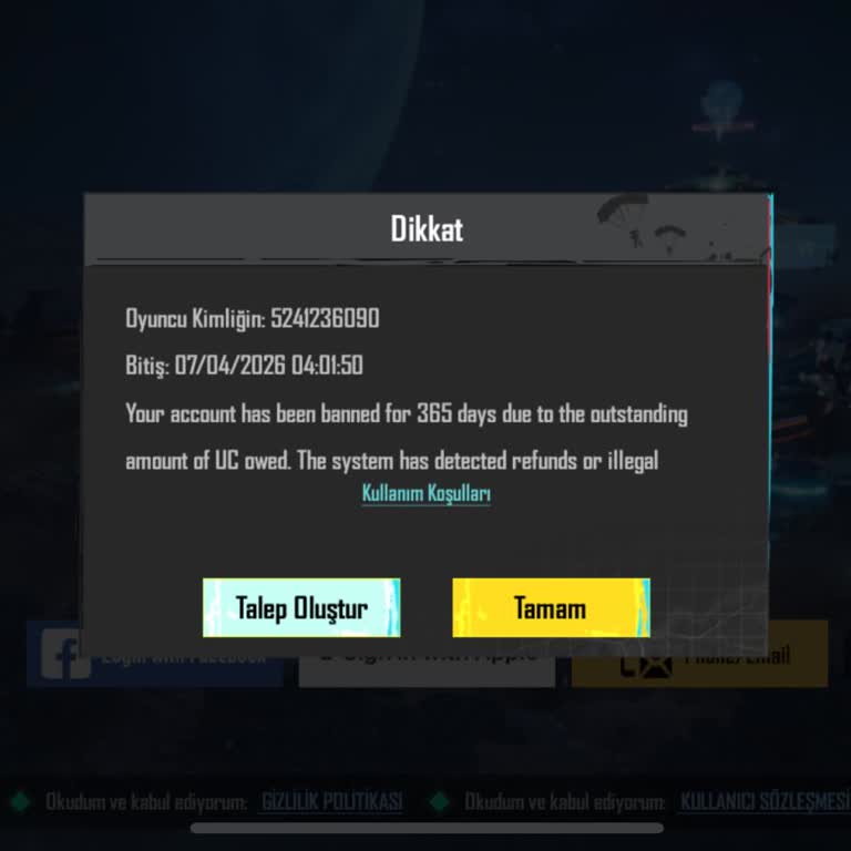 Hiçbir Gerekçe Olmadan PUBG Mobile Hesabım 1 Yıl Bloke Edildi!