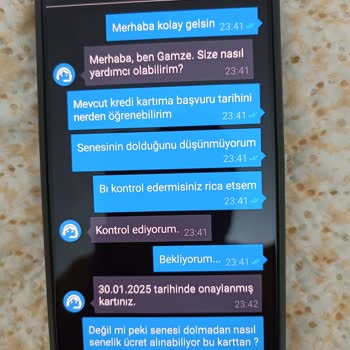 Yıllık Kart Aidatının Erken Ve Bilgilendirme Olmadan Tahsil Edilmesi