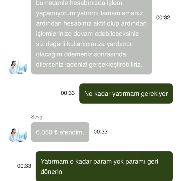 Yatırdığım Para Hesabıma Geçmedi, İade Talebim Karşılanmıyor