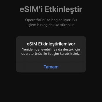 Vodafone E-sim Hattım Günlerdir Aktifleşmiyor, Çözüm Sunulmuyor
