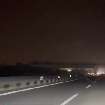 Kuzey Marmara Otoyolu Zifiri Karanlık!