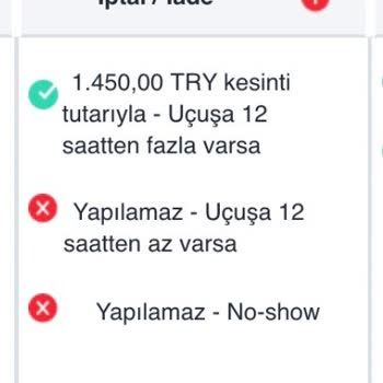 THY Bilet İptalinde Kişi Başı Kesinti Bilgisinin Eksikliği Mağduriyet Yarattı