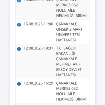 Çanakkale 052 Numaralı Sağlık Birimi Şikayeti