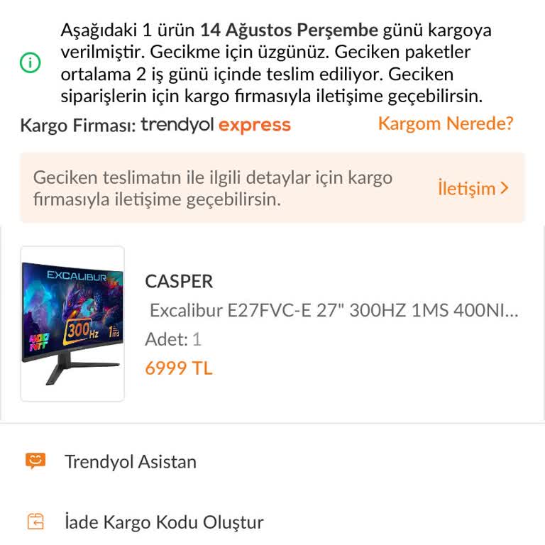 Siparişim Günlerdir Teslim Edilmedi, Müşteri Hizmetlerinden Dönüş Alamadım