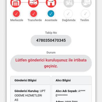 Kuryenet Kredi Kartım Yanlış Adrese Gönderildi Ve Kuryeden Geri Dönüş Alamadım