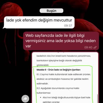 İade Edilen Elbise Ücretinden Haksız Kargo Kesintisi Ve İletişim Sorunu Yaşadım