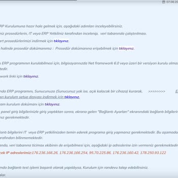 Satın Aldığım ERP Entegrasyonu Kurulamadı, İade Talebim Reddedildi