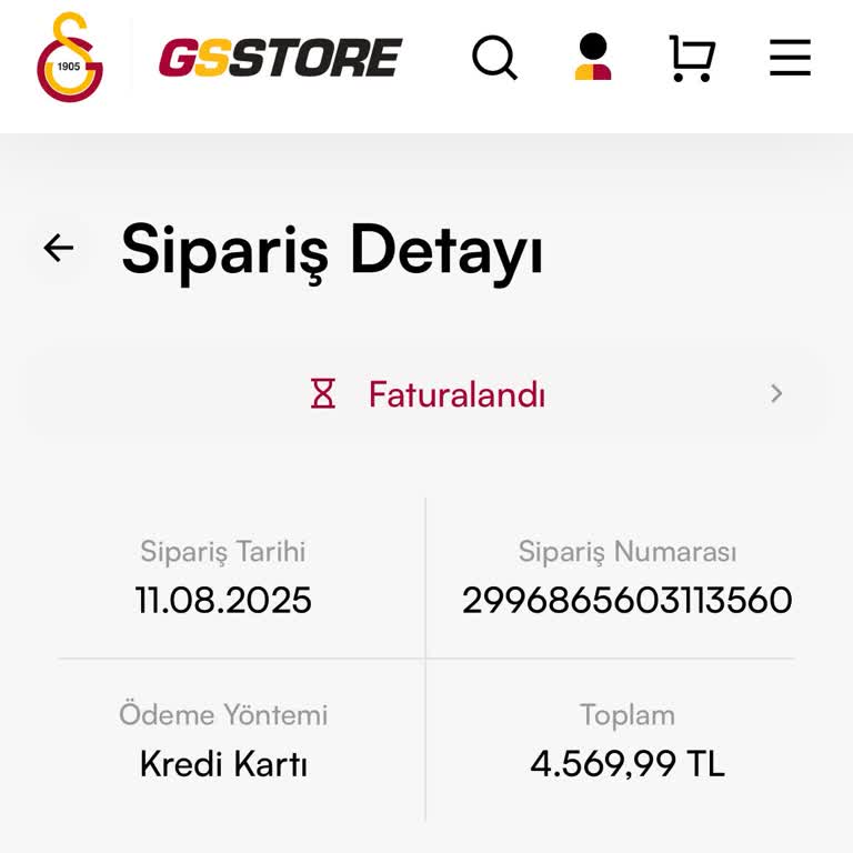 GS Store Siparişim Zamanında Teslim Edilmedi, Mağduriyetim Giderilsin