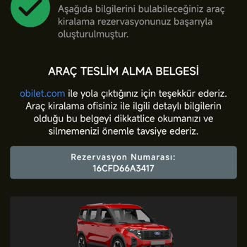 Sözleşmede Olmayan Gerekçeyle Araç Teslim Edilmedi Ücretim Eksik İade Edildi