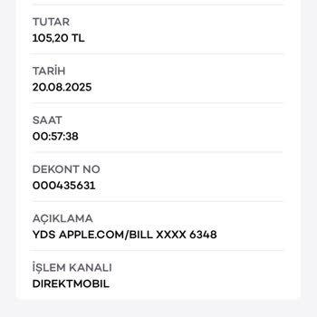 Haberim Olmadan Apple Com Bill Üzerinden Hesabımdan Para Çekildi