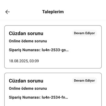 Yemeksepeti İptal Edilen Siparişin Ücreti İade Edilmiyor Müşteri Hizmetleri Çözüm Sunmuyor