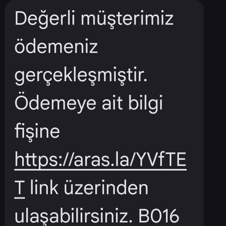 Şüpheli Kargo Mesajı Ve Güvence Talebi