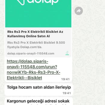 Elektrikli Bisiklet Alışverişinde Ürün Teslim Edilmedi, Ödeme İadesi Bekliyorum