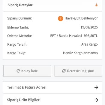 Ödeme Yapıldı, Siparişim Onaylanmadı Ve Bilgilendirme Alamadım