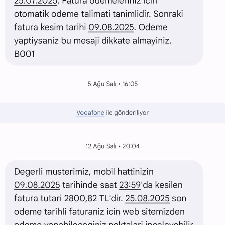 Taahhüt Bitimine 5 Gün Kala 2.800 TL Şok Fatura!