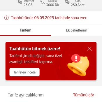 Vodafone Paket Yenilemede Fahiş Fiyat Artışı Mağduriyeti