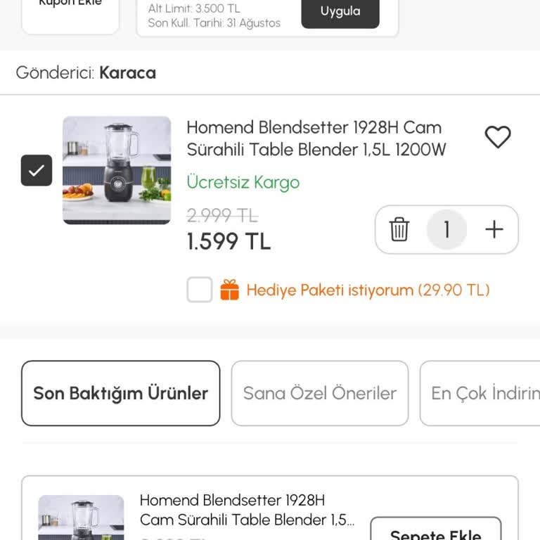 İndirimli Fiyat Sepette Görünüyor, Ödeme Aşamasında Uygulanmıyor Ve Müşteri Hizmetlerine Ulaşılamıyor