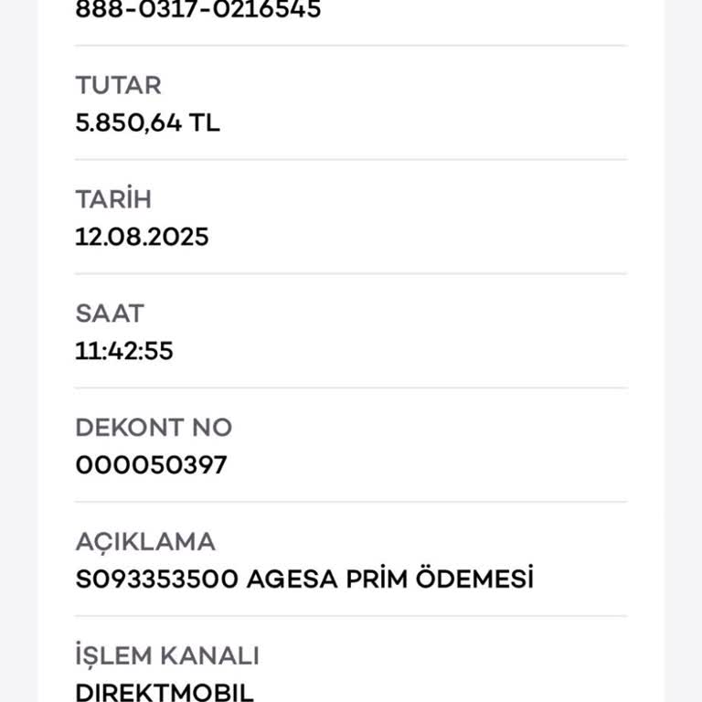 Hayat Sigortası İptal Talebime Dönüş Yapılmadı