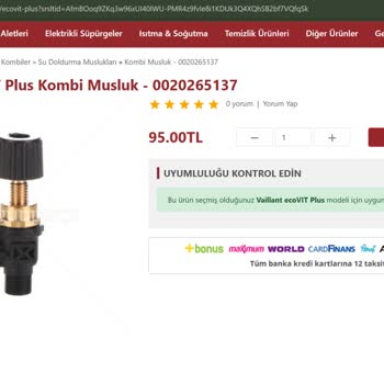 Vaillant Bakımında Fahiş Ücret Ve Fatura Verilmemesi Mağduriyet Yarattı