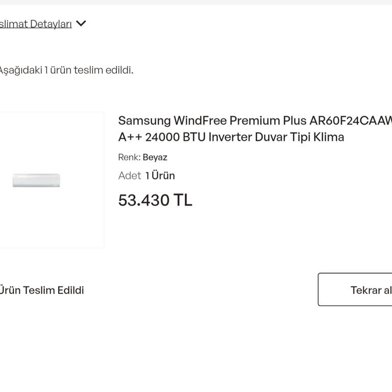 Satın Alımda Sunulan Taksit Seçeneği Uygulanmadı