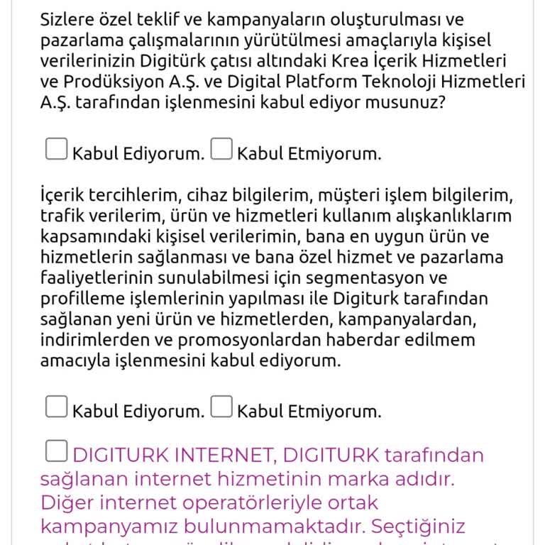Onay Verilen Abonelik İşlemi Ve Yetersiz Bilgilendirme Nedeniyle Endişe Ve İptal Talebi