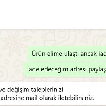 İade Süreciyle İlgili Bilgi Eksikliği Ve İletişim Sorunu Yaşadım