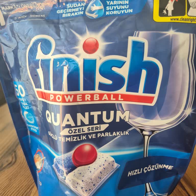 Aldığım Finish Quantum Tabletler Bulaşıklarda Kalıntı Ve Kokuya Sebep Oldu, Ücret İadesi Talep Ediyorum