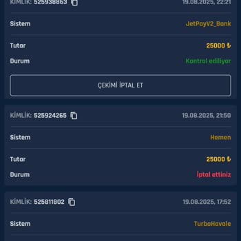 Kazandığım Paranın Ödenmemesi Ve Çekim Taleplerimin Reddedilmesi