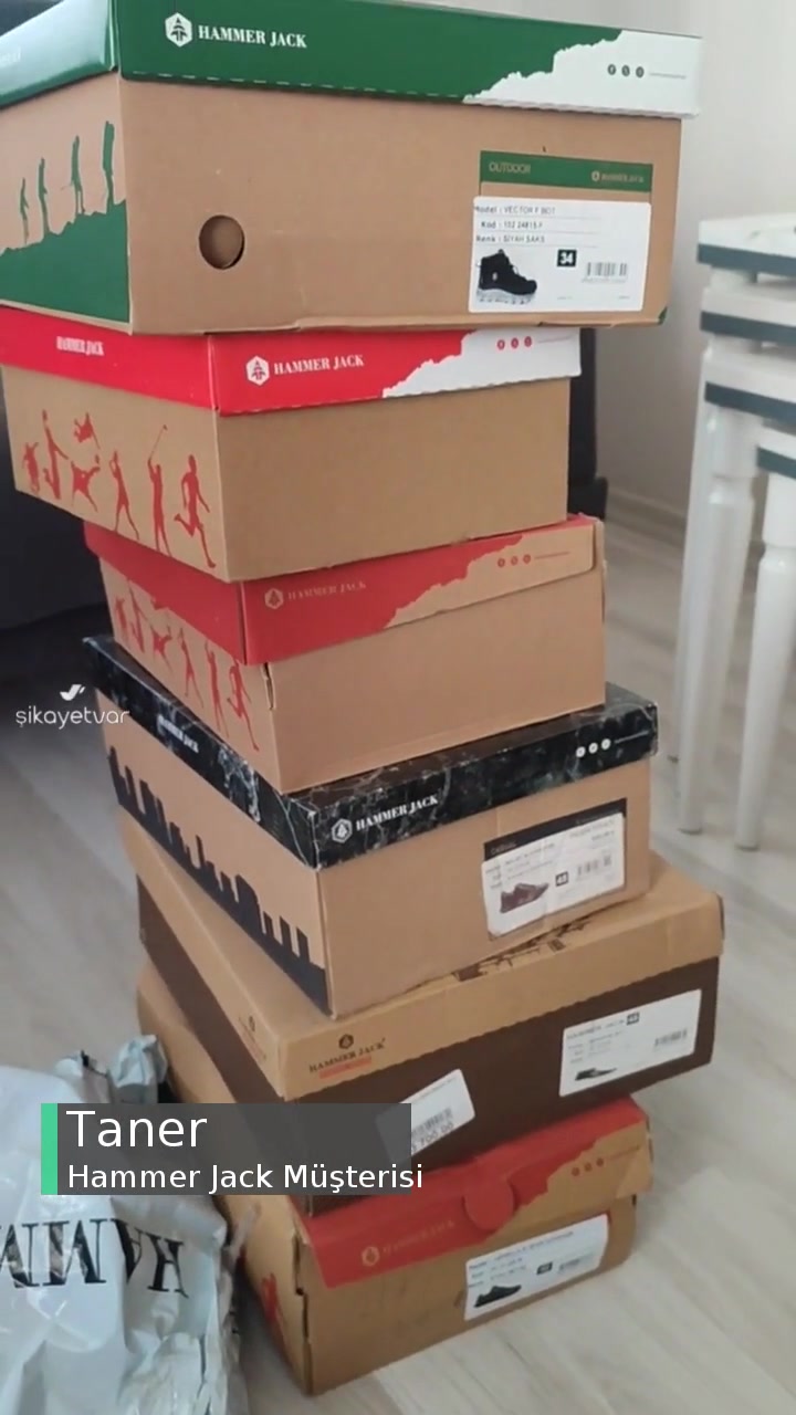 Hammer Jack Ayakkabı Siparişimi Eksik Gönderdi! videonun kapak resmi