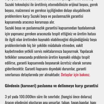 Suzuki S Cross Arka Kapı Camı Boya Sorunu Ve Garanti Mağduriyeti