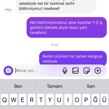 Siparişim Ne Kargoya Verildi Ne İptal Edildi Mağdurum