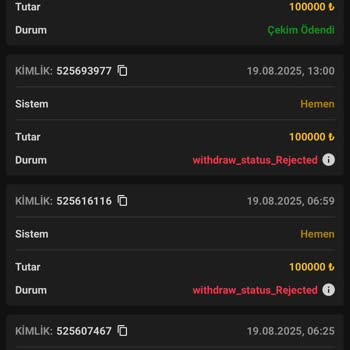 Kazancım Haksız Yere Ödenmedi Ve Bakiyem Sıfırlandı