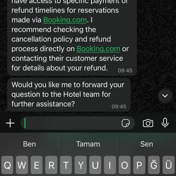 Booking.com keine Rückerstattung trotz rechtzeitiger Stornierung