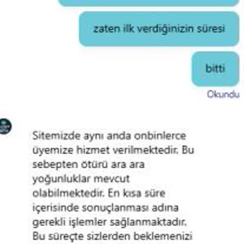 Bonus Hakkım Engellendi, Kayıplarım Karşılanmadı!