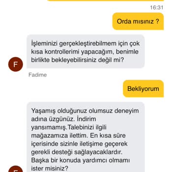 Migros Sanal Markette Kazandığım İndirim Alışverişte Uygulanmadı Ve Ücret İadesi Yapılmadı