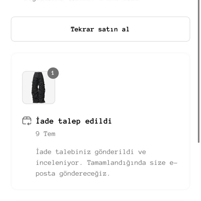 Sipariş Teslim Edilmedi, İade Talebim Reddedildi Ve Ücretim Geri Ödenmedi