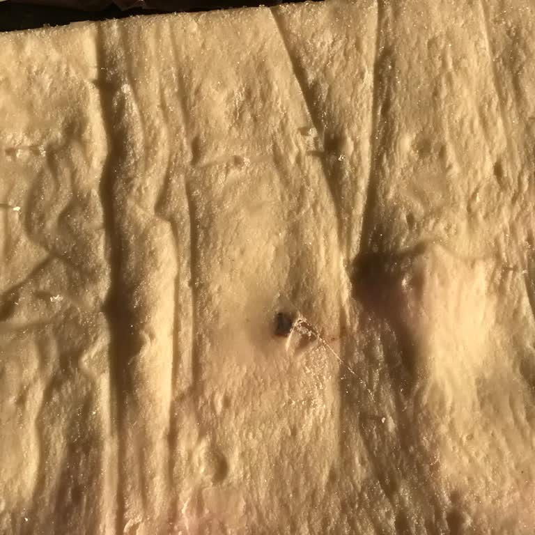 Pınar Milföy Hamurunu Açtığımda, Üzerinde Siyah Bir Maddeyle Karşılaştım