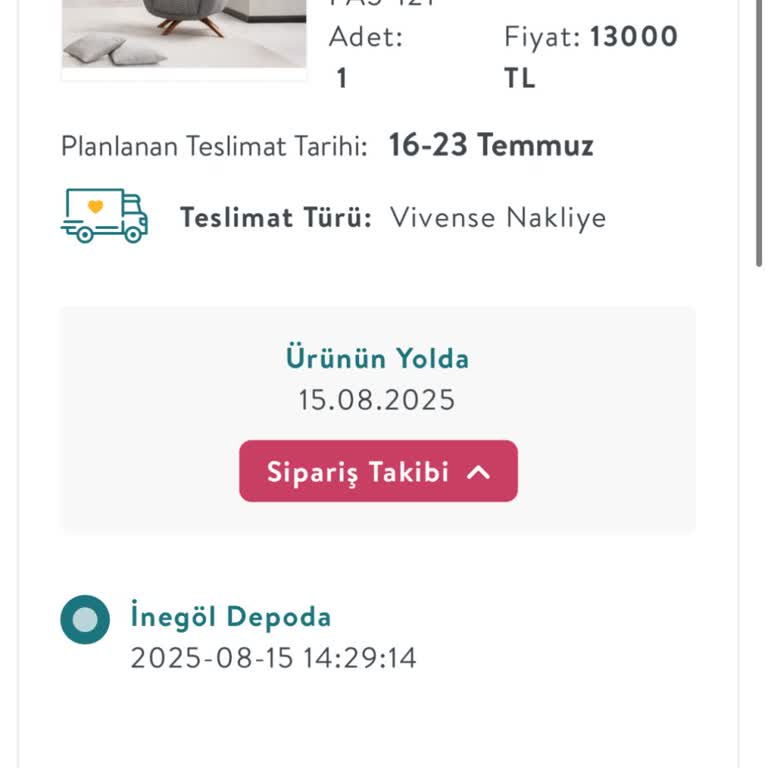 Düğün Öncesi Teslim Edilmeyen Ürünler Ve Geciken Berjer Koltuğu Mağduriyeti