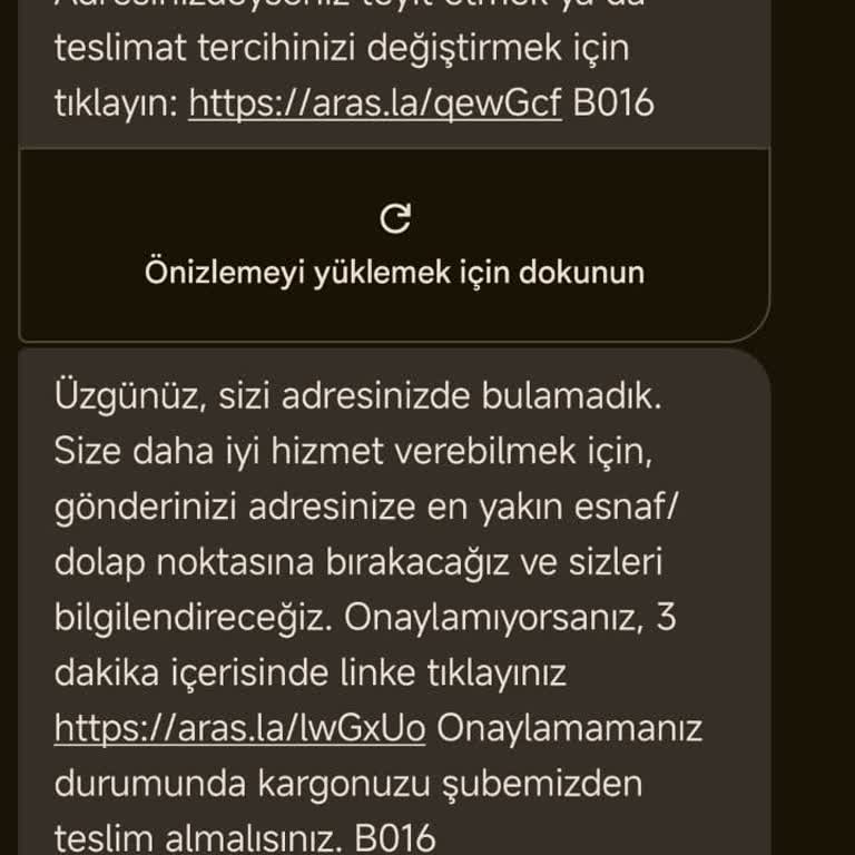 Aras Kargo Esenyurt Kıraç Bölgesinde Tekrarlayan Kargo Teslimat Sorunları Ve Müşteri Mağduriyeti